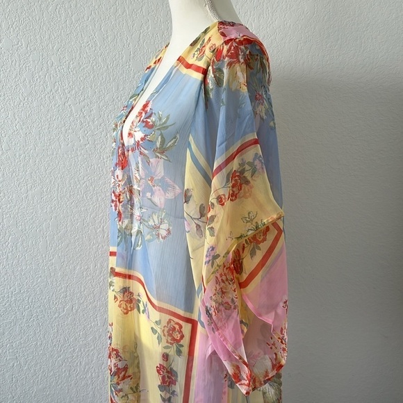 NWT Band of the Free Floral Kimono Duster - Picture 10 of 14